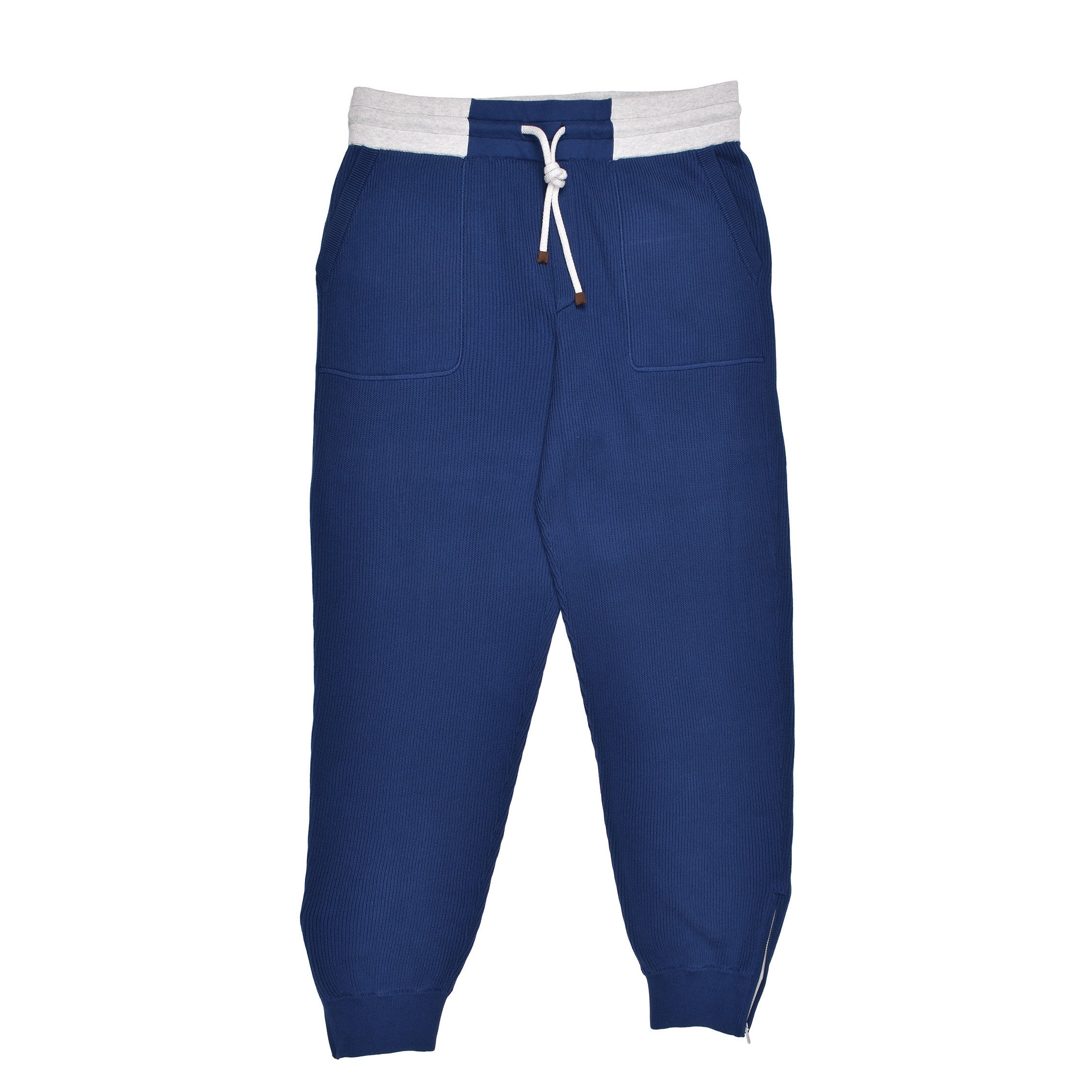 Bicolor Cotton Joggers (Workout Pants)