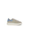 Beige Calf Leather Bos Taurus Chunky Sneakers