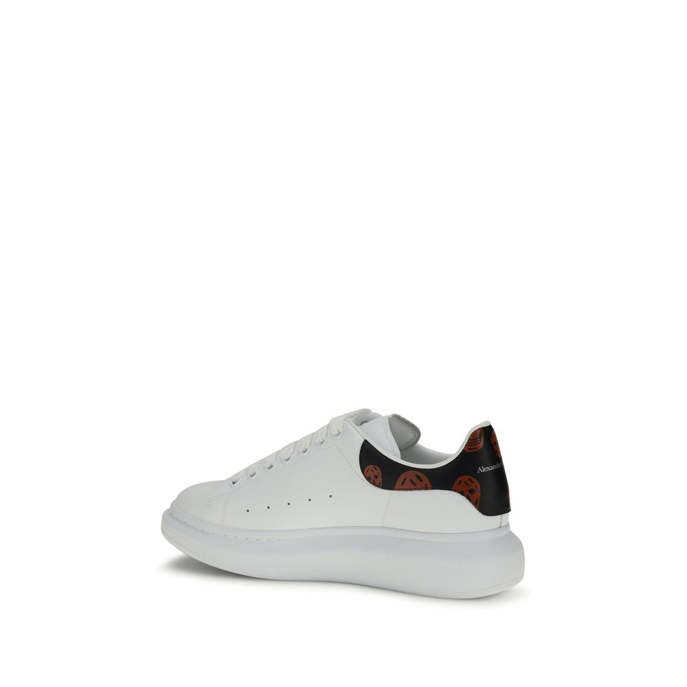 White Calf Leather Bos Taurus Chunky Sneakers