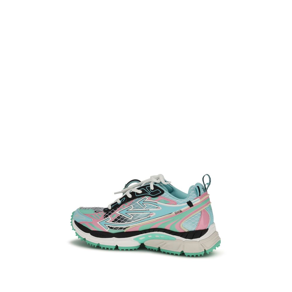 Multicolor Polyester Athletic Sneakers