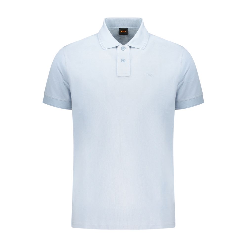 Azzurro Cotton Mens Polo Shirt
