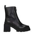 Black Leather Ankle Boots
