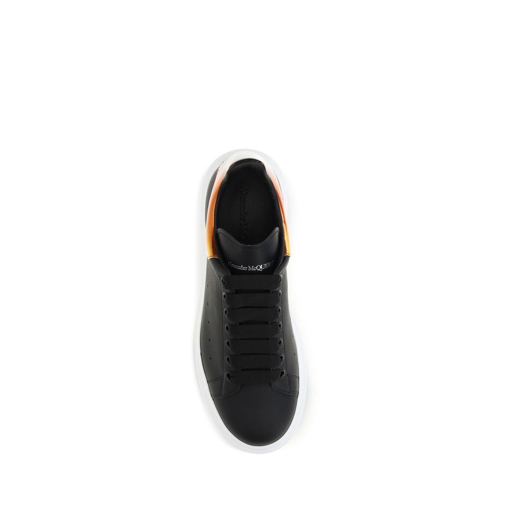 Black Calf Leather Bos Taurus Platform Sneakers