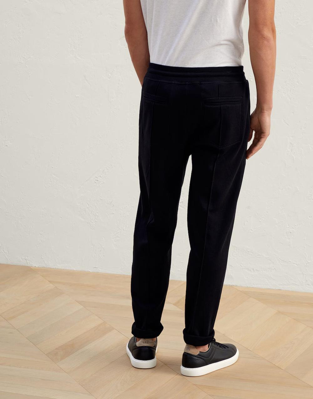 Black Cotton Joggers (Workout Pants)